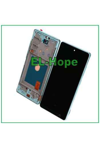 OLED LCD TOUCH DISPLAY + RAHMEN FÜR SAMSUNG GALAXY S20 FE SM G780F G781 GRÜN